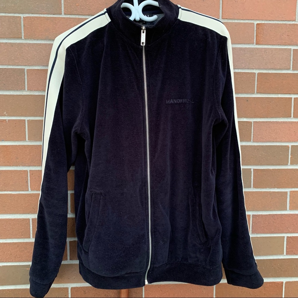 Velour/Velvet Tracksuit - BoohooMAN Official - size Small